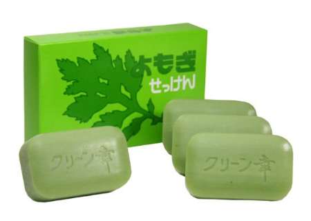 よもぎせっけん 4個入り 地の塩社