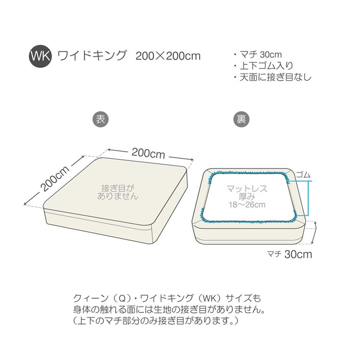 ＼ポイント5倍★／ 天竺ニット ベッドシーツ キング プレインニット ボックスシーツ...