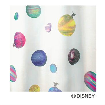 Disney MICKEY Cosmo Voile&Lace100×133cm 1.5倍ヒダ 1枚 既成カーテンレースカーテン MICKEY 日本製(代引不可)(送料無料)Disney ミッキーマウス コスモ ウォッシャブル disney ディズニー