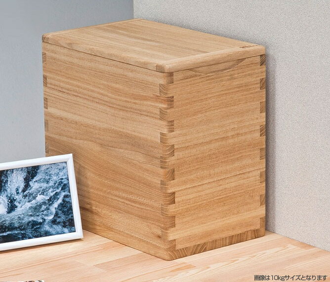 米びつ 桐 20kg 桐の逸品シリーズ 桐子モダン 桐の米びつ 20kg 一合升付 キッチン用品 木