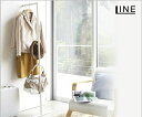 スリムコートハンガー ライン line 片手で持ち運べる軽量スリムタイプコートハンガー 使い勝手の良いコートハンガー 玄関やリビングなどのちょっとした隙間に 立...