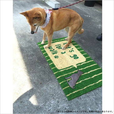 玄関マット 「COME BACK AND PLAY WITH ME」 コイヤーマット レクト COIR MAT COME BACK AND PLAY WITH ME FBGY4250 幅75×奥行45cm 玄関 ドアマット ステップ 屋外 エントランスマット 土間 ガーデン 庭 外用 猫 ネコ かわいい スパイス SPICE