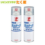 業務用 金鳥 KINCHO 虫コナーズ スプレータイプ 450mL × 2本 ガラス用 ユスリカ ガ 蛾 ヨコバイ 羽アリ カメムシ アリ ダンゴムシ クモ ムカデ ゲジゲジ 殺虫 忌避 不快害虫用エアゾール 大日本除虫菊株式会社