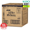 SALE対象商品 同梱不可 花王 リズミィ ボディウォッシュ Rismy 10L 業務用 大容量 詰め替え ボディソープ ハーブエキス 保湿成分 配合 さわやか...