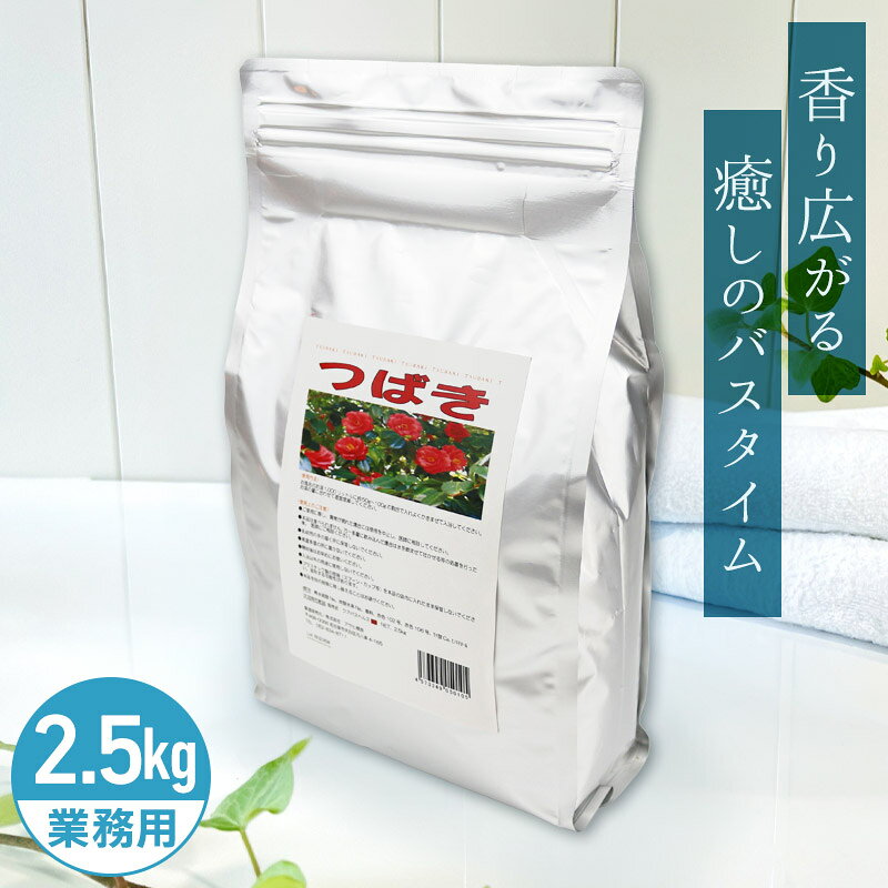 アサヒ商会 椿 入浴化粧品 入浴剤 2.5kg 業務用で製造されているのでコストパフォ...