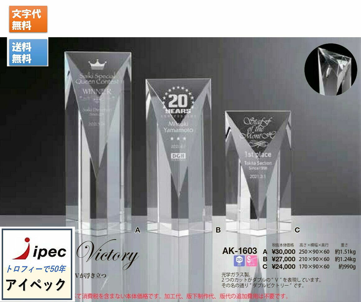 盾 表彰楯 AK-1603-B Bサイズ 企業表彰 高さ21cm 1.2kg