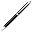 お取り寄せ ボールペン カランダッシュ(CARAN d'ACHE) レマンスリム エボニーブラック 4781-782