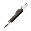 ボールペン ファーバーカステル(Faber Castell) エモーション ウッド&クローム 梨の木:ペアウッド ダークブラウン 148381