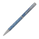 ボールペン F-STYLE美濃和紙 Mimo Washi Pen PMW1550 青海波 青色 即日