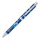 お取り寄せ 多機能ペン パイロット(PILOT) ツープラスワン 雅絵巻 月と富士山:青 BTHM-3SR-TFL BTHM-3SR-TFL メール便可