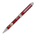 多機能ペン セーラー(SAILOR) 優美蒔絵 鶴 2色ボールペン+シャープペンシル レッド 16-0334-230 即日