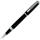 お取り寄せ 万年筆 ウォーターマン(WATERMAN) エクセプション スリム ブラック ラッカー ST