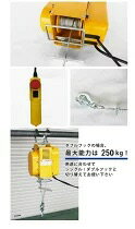 吊下げ式電動ホイスト250kg ワイヤー12M...の紹介画像2