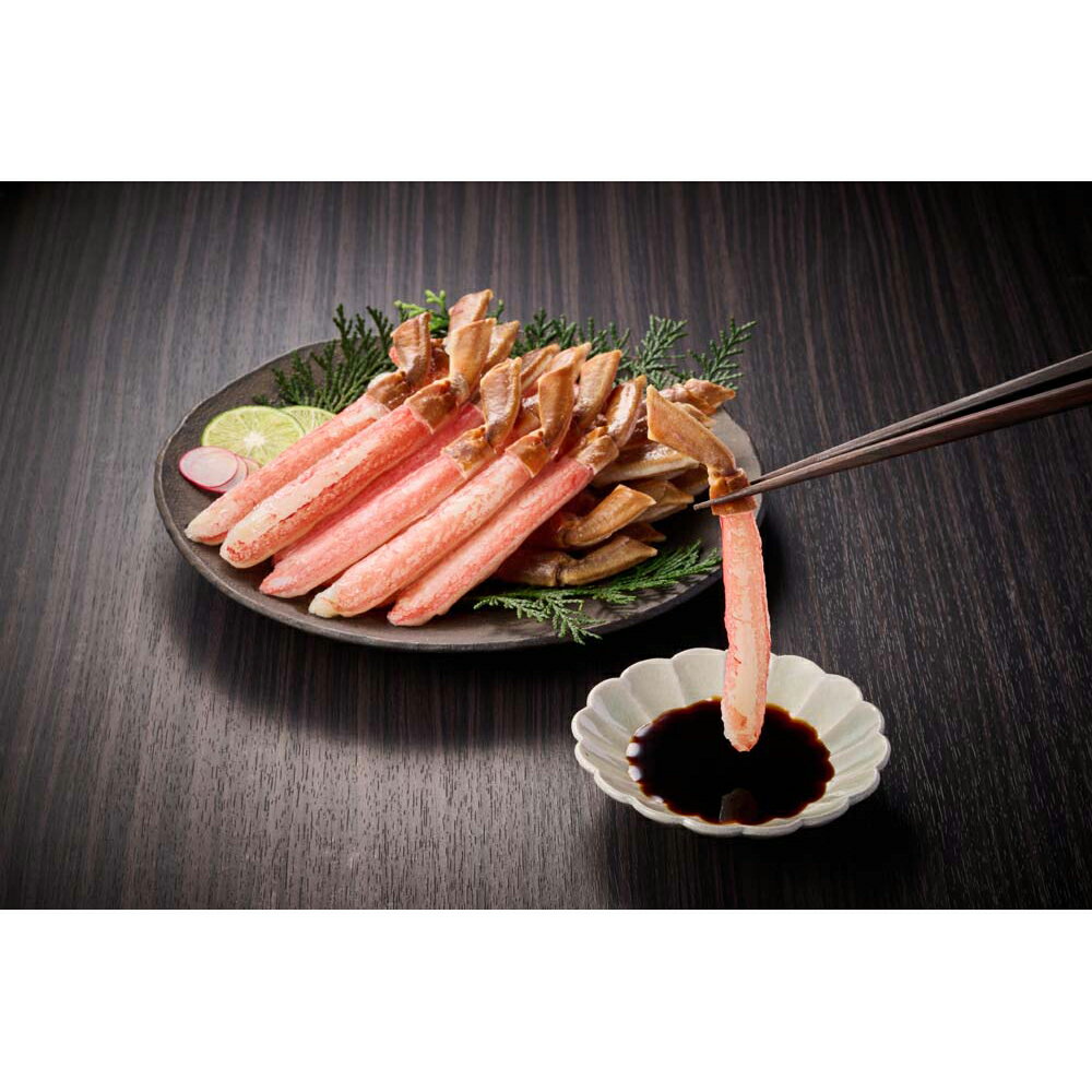 お歳暮 早割 冬ギフト 年末 年始 ごちそう 生ズワイガニ 棒ポーション 蟹 ズワイガニ 生食 バター焼き しゃぶしゃぶ 天ぷら 海鮮 贅沢 贈り物 年末ギフト 冬の贈り物 感謝の贈り物 グルメ 食品ギフト ごちそう お取り寄せ 美味しい 8000円 (SAD) [包装]軽