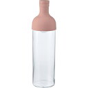 結婚祝い ハリオ フィルターインボトル 耐熱ガラス シリコーンゴム スモーキーピンク 日本製 750ml 贈り物 お礼 結婚内祝い 出産 お祝い お返し お祝い...