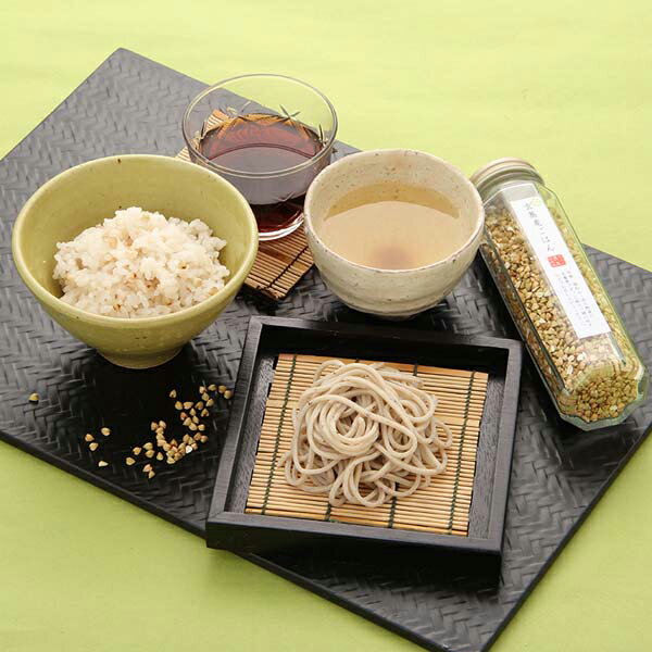 お歳暮 早割 冬ギフト 内祝い お返し 出産 メッセージカード 無料 京都 京蕎麦 丹波ノ霧 そば三昧セット 半なま麺 霧ノ蕎 麦茶 玄そば ごはんの素 1.2...