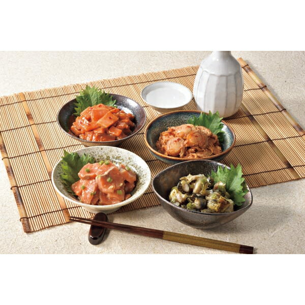 お歳暮 早割 冬ギフト 内祝い お返し 出産 メッセージカード 無料 北海道 兼由 海鮮 おつまみ亭 4種 詰合せ 鮭とろキムチ サーモンわさび おつまみ 贈り物 出産祝い お礼 結婚 入学 新築 快気 祝い 香典返し 七五三 お祝い返し 送料無料 6000円 (SK)軽