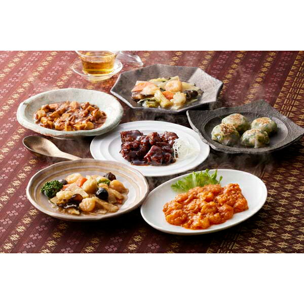 お歳暮 早割 冬ギフト 内祝い お返し 出産 メッセージカード 無料 菰田欣也監修 本格 中華 6種 セット エビチリ ずわい蟹 八宝菜 酢豚 麻婆豆腐 まんじ...