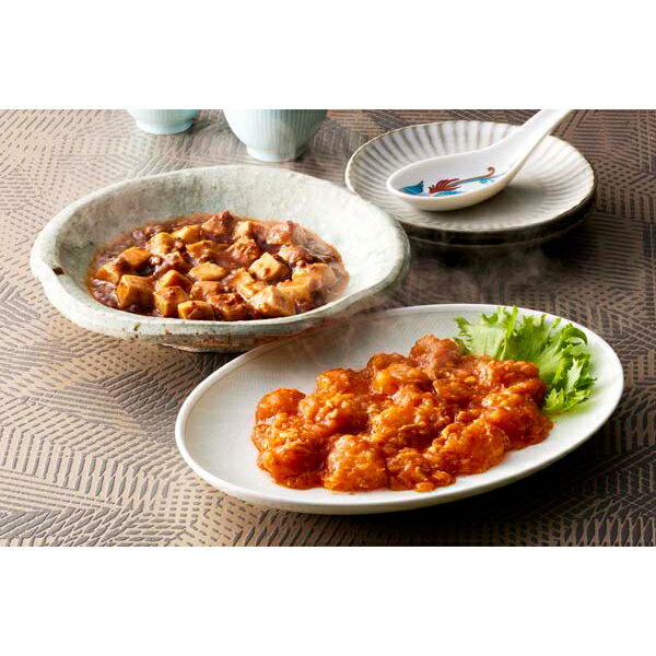 お歳暮 早割 内祝い お返し 出産 メッセージカード 無料 菰田欣也監修 本格 中華 2種 セット エビチリ ずわい蟹 麻婆豆腐 惣菜 贈り物 出産祝い お礼 結婚 入学 新築 快気 祝い 香典返し 七五三 お祝い返し 送料無料 5000円 (SK)軽