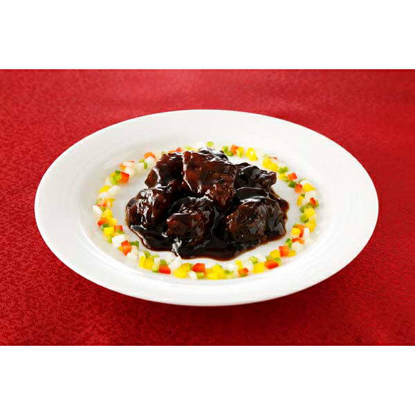 お歳暮 早割 冬ギフト 内祝い お返し 出産 メッセージカード 無料 菰田欣也監修 黒醋酢豚 4食 セット ..