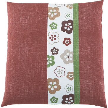 染の譜座布団カバー5枚セット(花小紋) エンジ 写真入り メッセージカードお母さん おばあちゃん プレゼント 女性 成人祝い 誕生日 就職祝い (SD) ギフトセット 結婚祝