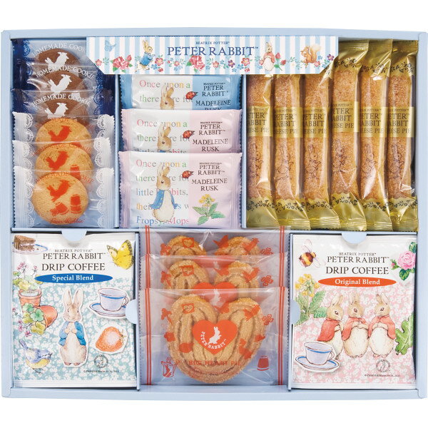 ギフト 誕生日 プレゼント 古希 還暦 退職祝い 人気 ランキング お祝い お返し お供え お供え物 スイーツ ギフト セット ピーターラビットTM コーヒー＆スイーツギフトC ■本州送料無料 (SD)軽 ギフトセット 結婚祝 端午の節句