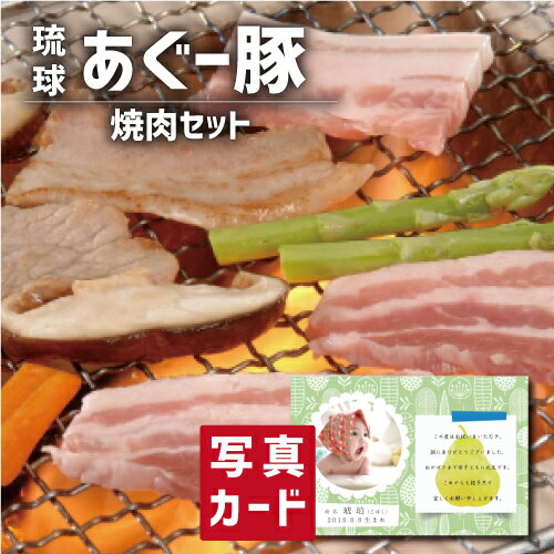 ギフトセット 食品 お取り寄せグルメ 【特選ギフト】 送料無料 ギフト 沖縄 あぐー豚 焼肉 写真入り 名入れ カード お祝い プレゼント 出産 結婚 七五三 内祝い 出産内祝い お歳暮 還暦 古希 傘寿 退職 お返し 誕生日 gift 肉 豚 国産 人気 ランキング (SK)軽