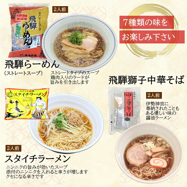 醤油ラーメン 飛騨高山ラーメン 【7種類14食】食べ比べ 全部 醤油 高山ラーメン 生麺 生ラーメン ギフト ご当地ラーメン 常温保存 ご当地麵 高山 駅 周辺 高山ラーメン 老田屋 贈り物 プレゼント 春 夏 秋 冬 i-raizaburou-10000058 信州稲垣来三郎匠 サンプル画像2