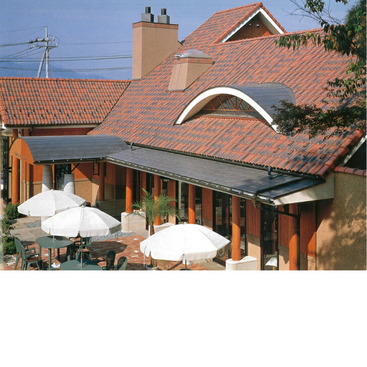 セラマウント　三州野安　カラー：マウントレッド　　棟瓦7寸丸　屋根瓦　陶器瓦　釉薬瓦　粘土瓦　屋根修理