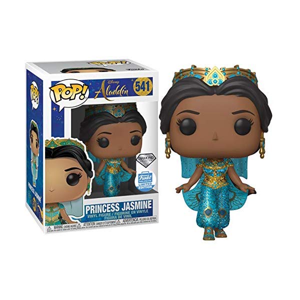 アラジン グッズ ジャスミン ファンコ ポップ ディズニー フィギュア ドール 人形 おもちゃ Pop Movies: Aladdin - Diamond Gl...