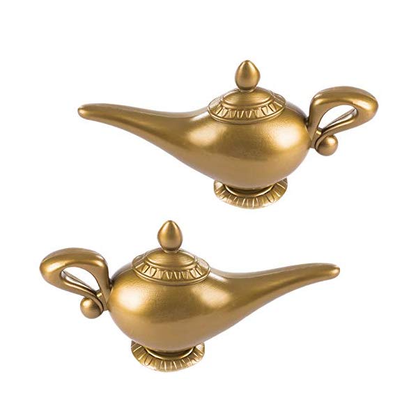 アラジン グッズ 魔法のランプ ディズニー おもちゃTigerdoe Genie Lamp - 2 Pack - Magic Lamp - Genie Costume Accessories - Genie ..