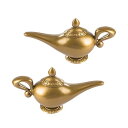 アラジン グッズ 魔法のランプ ディズニー おもちゃTigerdoe Genie Lamp - 2 Pack - Magic Lamp - Genie Costume Accessories - Genie ..