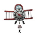 アレンデザイン 壁掛け時計 振り子時計 飛行機 インテリア オブジェ Allen Designs Airplane Jumper Pendulum Clock