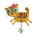 アレンデザイン 壁掛け時計 振り子時計 ネコ 猫 インテリア オブジェ Allen Studio Designs Kimi Kitty Clock