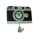 AfUC Ǌ|v Uqv Be[W J re[W CeA IuWF Allen Designs Vintage Camera Pendulum Wall Clock