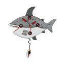 アレンデザイン 壁掛け時計 振り子時計 サメ シャーク インテリア オブジェ Allen Designs Surf at Risk Pendulum Clock