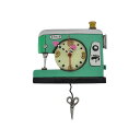 アレンデザイン 壁掛け時計 振り子時計 ミシン ハサミ 裁縫 インテリア オブジェ Allen Designs Stitch Sewing Machine Pendulum Wall Clock