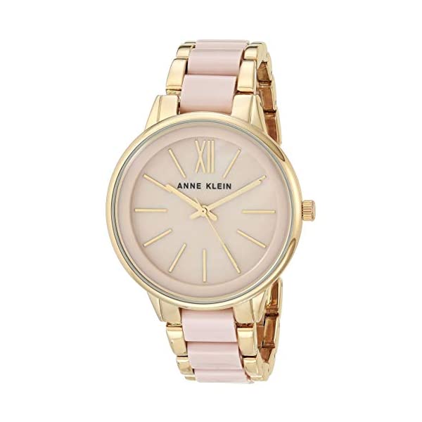 アンクライン Anne Klein 腕時計 ウォッチ 時計 レディース 女性用 Anne Klein Women's Resin Bracelet Dress Watch 人気のアンクラインはこちら ■海外より直輸入品となりますので、外箱に小傷・破れ等がある場合がございます。 　本体には影響ございませんので、予めご容赦ください。 ■携帯からの注文の際【納期目安】が表示されない場合もございます。 　納期の表示が確認出来ない商品に関しましては、お手数ですが、PCページより【納期目安】の確認をお願いします。 　また、携帯からのご注文のお客様は携帯電話の受信設定（フィルター）を必ずご確認下さいますようお願いいたします。アンクライン Anne Klein 腕時計 ウォッチ 時計 レディース 女性用 Anne Klein Women's Resin Bracelet Dress Watch ブランドAnne Klein製品型番AK/1412BMGBパート ナンバーAK/1412BMGB形状Roundウィンドウ素材Mineralディスプレイ タイプAnalogクラスプ(留金)Jewelry クラスプ(留金)Metal stampno-metal-stamp (Fashion only)ケース素材Stainless Steelケース直径33 millimetersケース厚8 millimetersバンド素材Stainless Steel and Blush Pink Resinバンド幅16 millimetersバンドカラーGold-toneダイヤルカラーPinkベゼル素材Metalベゼル機能Stationary重さ2.4 OuncesムーブメントJapanese Quartz防水機能100 Feet ◆ 様々なギフトシーンにぴったりの商品を豊富に取り揃えております ◆プレゼント　ギフト　クリスマス　母の日　父の日　記念日　誕生日　お誕生日　誕生日プレゼント　敬老の日　記念品　結婚記念日　メモリアルギフト　お祝い　出産祝い　結婚式　結婚祝い　御祝　披露宴　引き出物　引出物　ウェディングギフト　ブライダルギフト　景品　賞品　コンペ景品　ゴルフコンペ　粗品　お中元　御中元　お歳暮　御歳暮　残暑見舞い　引越し　引っ越し祝い　引越し祝い　贈答品　入園祝い　入学祝い　卒業祝い　成人式　就職祝い　昇進祝い　定年退職記念　還暦祝い　卒業記念品　内祝　お返し　お礼　御礼　お祝い返し