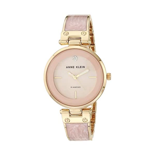 アンクライン Anne Klein 腕時計 ウォッチ 時計 レディース 女性用 Anne Klein Women's Genuine Diamond Dial Bangle Watch 人気のアンクラインはこちら ■海外より直輸入品となりま...