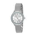 ANC Anne Klein rv EHb` v fB[X p XtXL[ Anne Klein Women's AK/2209SVSV Swarovski Crystal Accented Silver-Tone Mesh Bracelet Watch