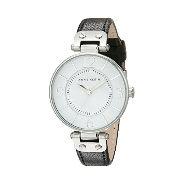 SEIKO - アンクライン Anne Klein 腕時計 ウォッチ 時計 Anne Klein 109169WTBK Round Dial Leather Strap Watch