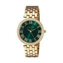 ANC Anne Klein rv EHb` v fB[X p XtXL[ Anne Klein Women's AK/2230GNGB Swarovski Crystal Accented Gold-Tone Bracelet Watch