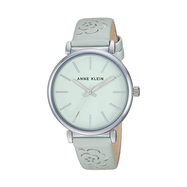 アンクライン Anne Klein 腕時計 ウォッチ 時計 レディース 女性用 Anne Klein Women's Floral Leather Strap Watch