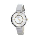 アンクライン Anne Klein 腕時計 ウォッチ 時計 レディース 女性用 Anne Klein Silver Crystal Dial Bangle Bracelet Women's Quartz Watch AK/2585SVTT