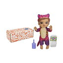 xr[ACu Ԃ l` xr[h[ ܂܂ ւ tBMA mߋ Baby Alive Rainbow Wildcats Doll, Tiger, Accessories, Drinks, Wets, Tiger Toy for Kids Ages 3 Years and Up, Brown Hair