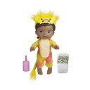 ベビーアライブ 赤ちゃん 人形 ベビードール おままごと 着せ替え フィギュア 知育玩具 Baby Alive Rainbow Wildcats Doll, Lion, Accessories, Drinks, Wets, Lion Toy for Kids Ages 3 Years and Up, Black Hair