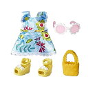 ベビーアライブ 赤ちゃん 人形 ベビードール おままごと 着せ替え フィギュア 知育玩具 Baby Alive Littles Little Styles, Fun in The Sun Outfit for Littles Dolls, Brown