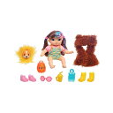 xr[ACu Ԃ l` xr[h[ ܂܂ ւ tBMA mߋ Littles by Baby Alive, Fantasy Styles Squad Doll, Little Harlyn, Safari Accessories, Straight Brown Hair Toy for Kids Ages 3 Years and Up