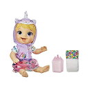 xr[ACu Ԃ l` xr[h[ ܂܂ ւ tBMA mߋ Baby Alive Tinycorns Doll, Unicorn, Accessories, Drinks, Wets, Blonde Hair Toy for Kids Ages 3 Years and Up
