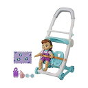 ベビーアライブ ベビーカー 赤ちゃん 人形 ベビードール おままごと 着せ替え フィギュア 知育玩具 Baby Alive Littles, Push ‘N Kick Stroller, Little Lucy